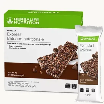 Formula 1 Express Baton Nutritional Herbalife Ciocolata neagra (7 buc.)