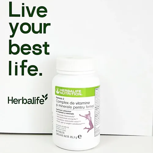 Formula 2 Herbalife Femei vitamine si minerale complex
