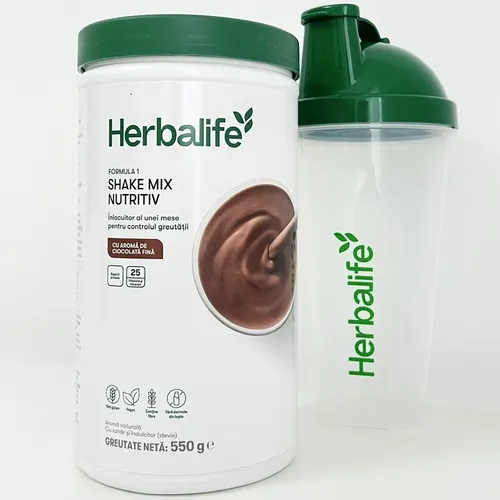 Formula 1 Herbalife Ciocolată Fină – shake înlocuitor de masă