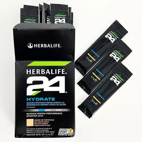 H 24 HYDRATE Bautura hipotonica cu electroliti pentru sportivi