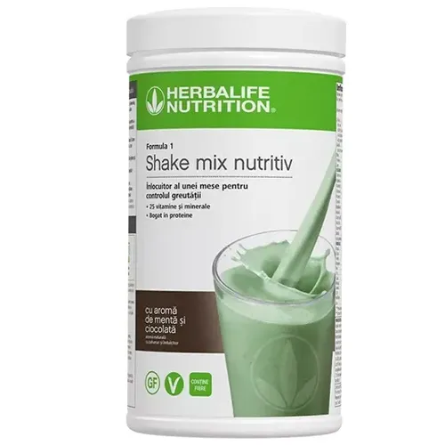 Formula 1 Inlocuitor de Masa Menta si Ciocolata