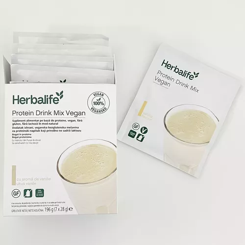 7 Pliculete individuale cu Protein Drink Mix Vegan Herbalife