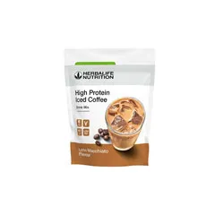 High Protein Iced Coffee Latte Macchiato